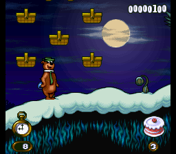 Adventures of Yogi Bear (USA) In game screenshot